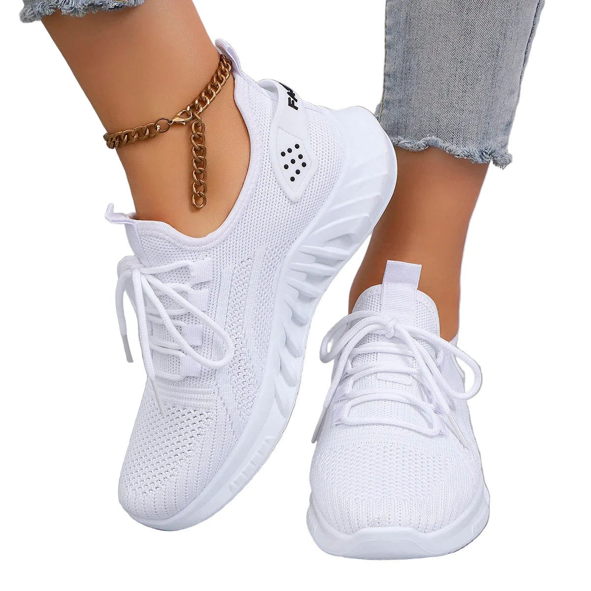Women's Sports Shoes Lacing Breathable Lightweight Casual