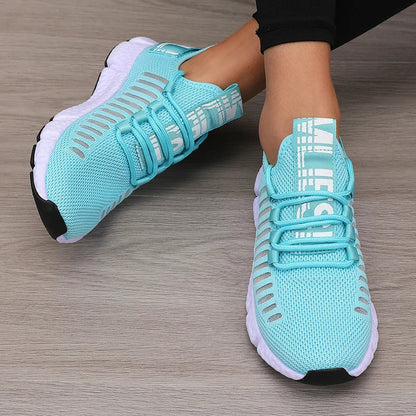 Women's Sports Shoes Platform Breathable Casual Synthetic