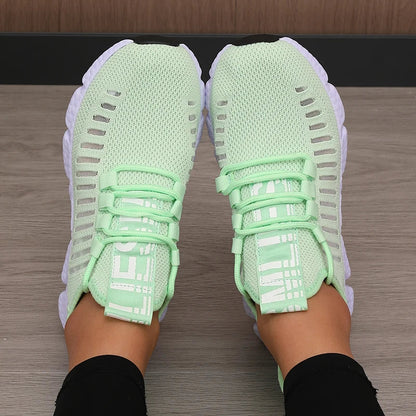 Women's Sports Shoes Platform Breathable Casual Synthetic