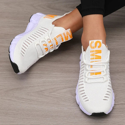 Women's Sports Shoes Platform Breathable Casual Synthetic