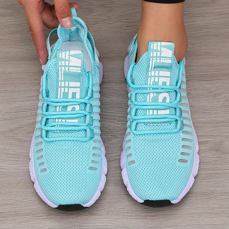 Women's Sports Shoes Platform Breathable Casual Synthetic