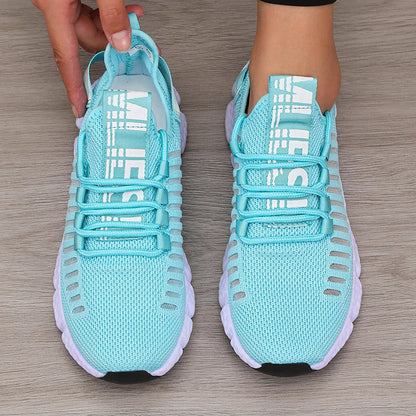 Women's Sports Shoes Platform Breathable Casual Synthetic