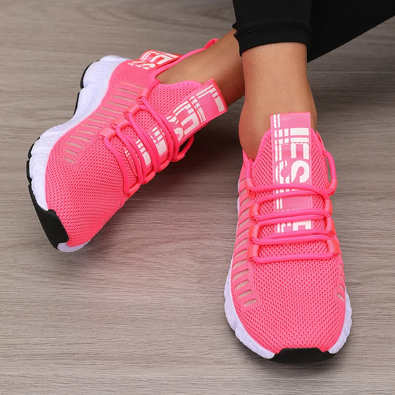 Women's Sports Shoes Platform Breathable Casual Synthetic