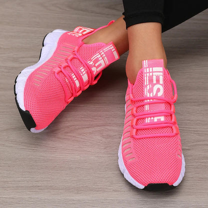 Women's Sports Shoes Platform Breathable Casual Synthetic