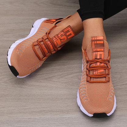 Women's Sports Shoes Platform Breathable Casual Synthetic
