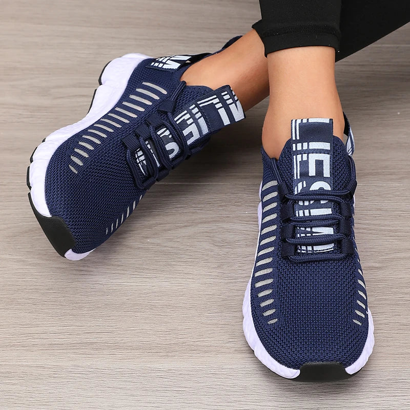 Women's Sports Shoes Platform Breathable Casual Synthetic