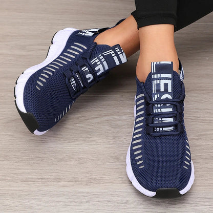 Women's Sports Shoes Platform Breathable Casual Synthetic
