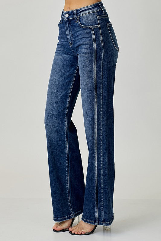 Women's Straight Jeans Mid Rise