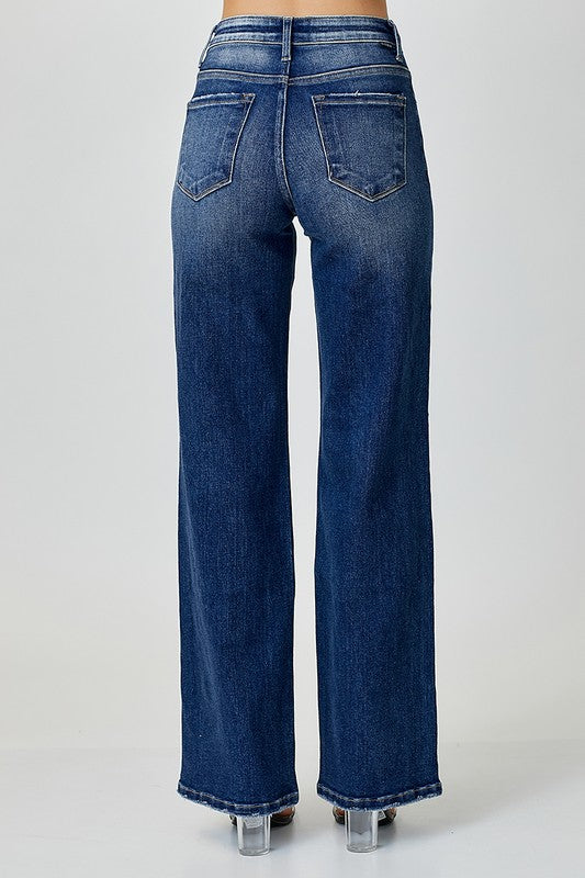 Women's Straight Jeans Mid Rise
