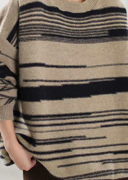 Women's Striped Sweater for Winter Style