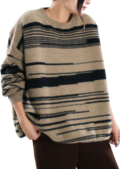 Women's Striped Sweater for Winter Style