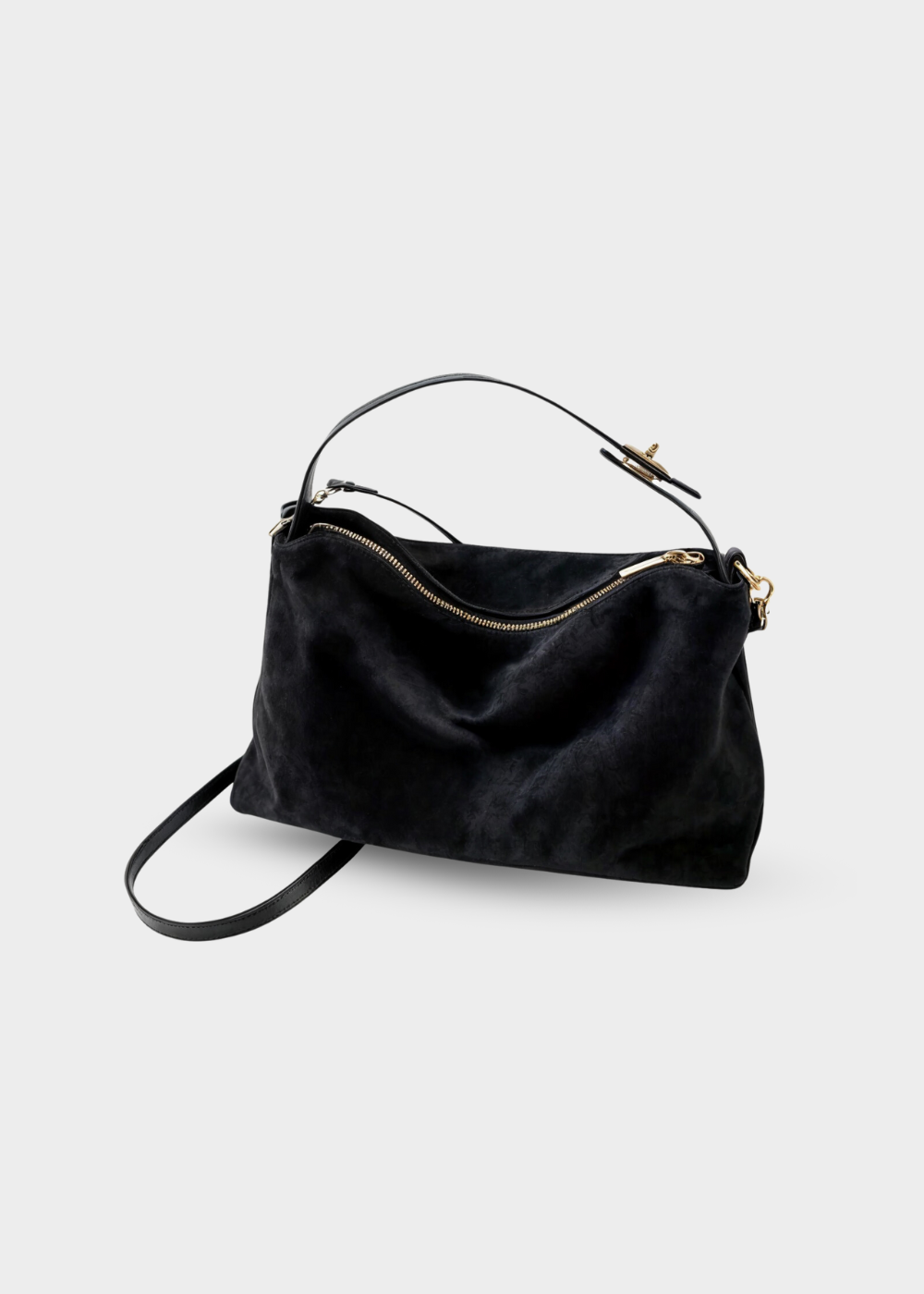 Women's Suede Look Bag Timeless Elegance