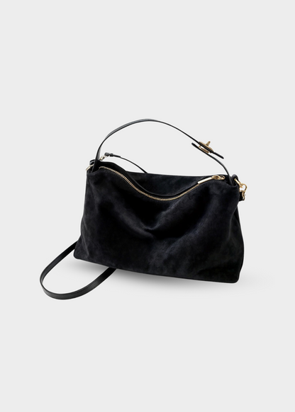 Women's Suede Look Bag Timeless Elegance