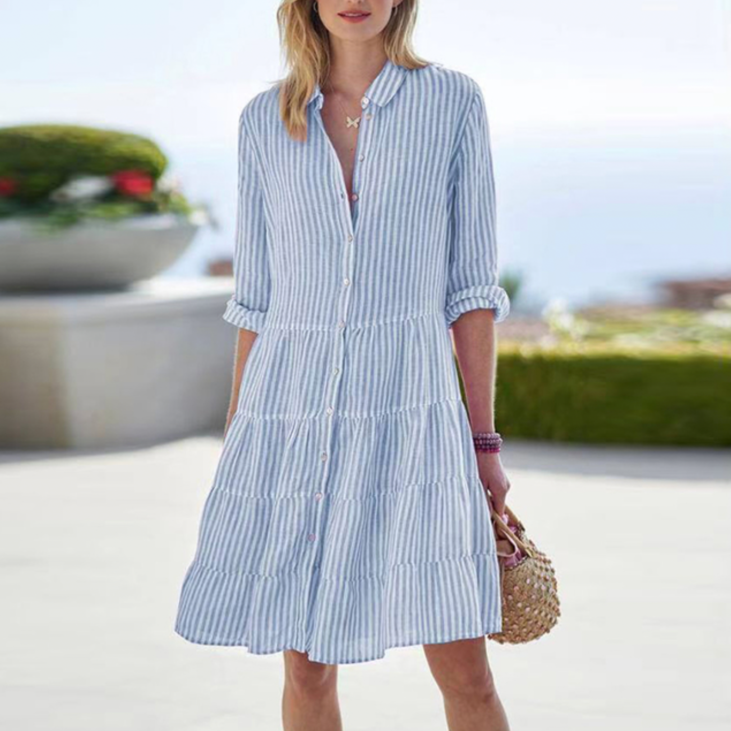 Women's Summer Dress Fashionable Chic Lightweight
