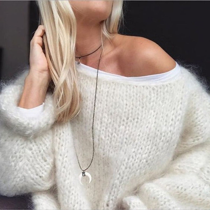 Women's Sweater Knitted Cotton and Acrylic for Casual and Formal Outfits