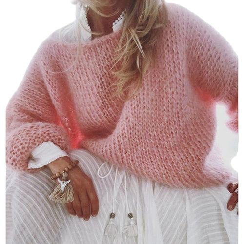 Women's Sweater Knitted Cotton and Acrylic for Casual and Formal Outfits
