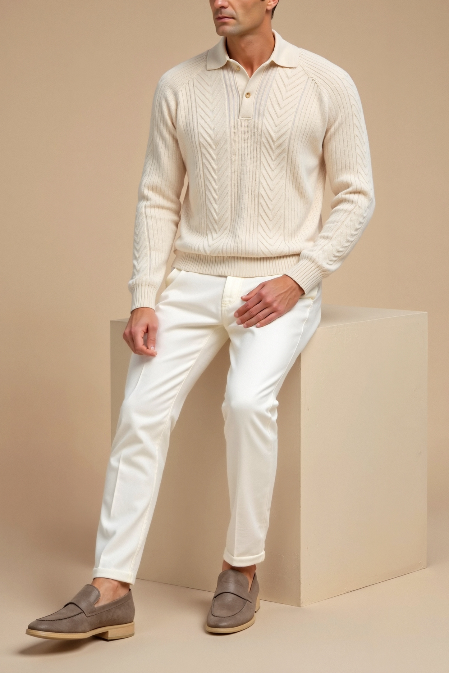 Women's Sweater Long Sleeves Retro Style