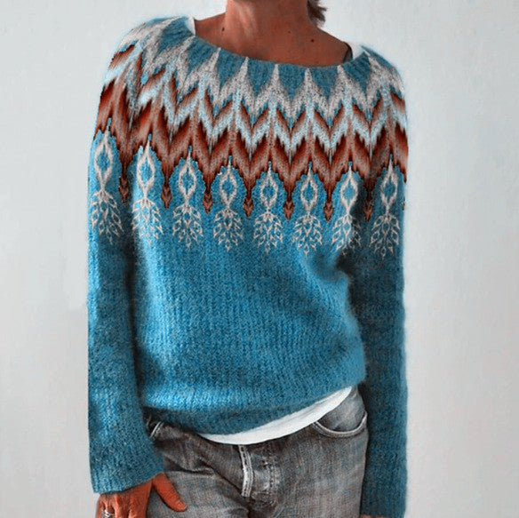 Women's Sweater Round Neck Casual Comfortable