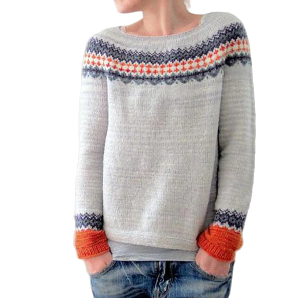 Women's Sweater Round Neck Casual Comfortable