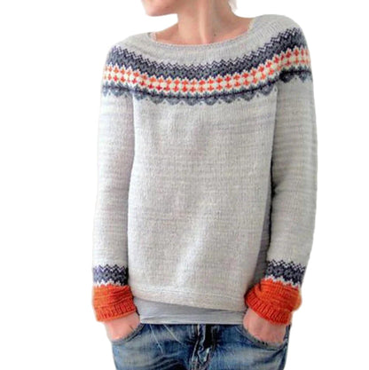 Women's Sweater Round Neck Casual Comfortable