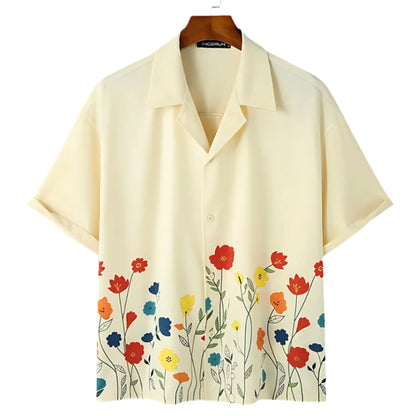 Women's T-Shirt Floral Print Airy Cotton