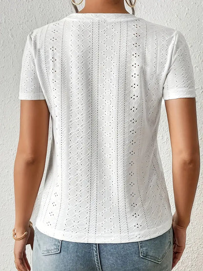 Women's T-shirt Casual Circular Neck Cotton