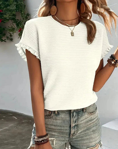 Women's T-shirt Casual Summer Cotton