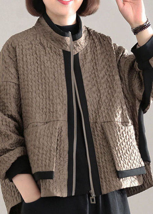 Women's Tailored Patchwork Jacket with Pockets