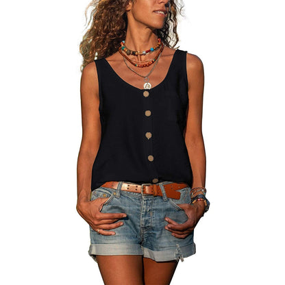 Women's Tanktop Sleeveless Elegant Fit Breathable Material