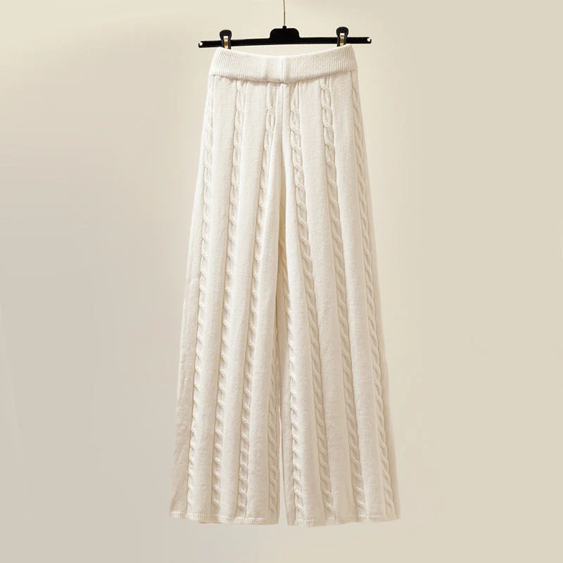 Women's Three-Piece Set Elegant Polyester Cotton Blend