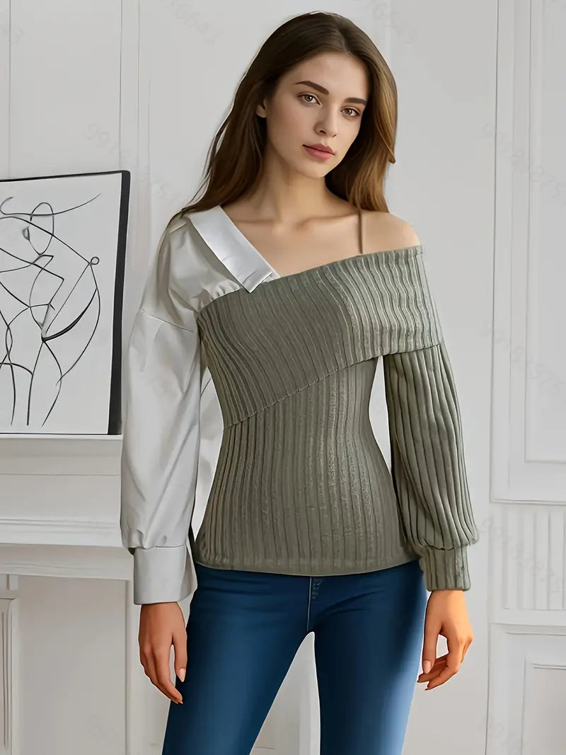 Women's Top Asymmetric Stylish Soft Breathable Fabric