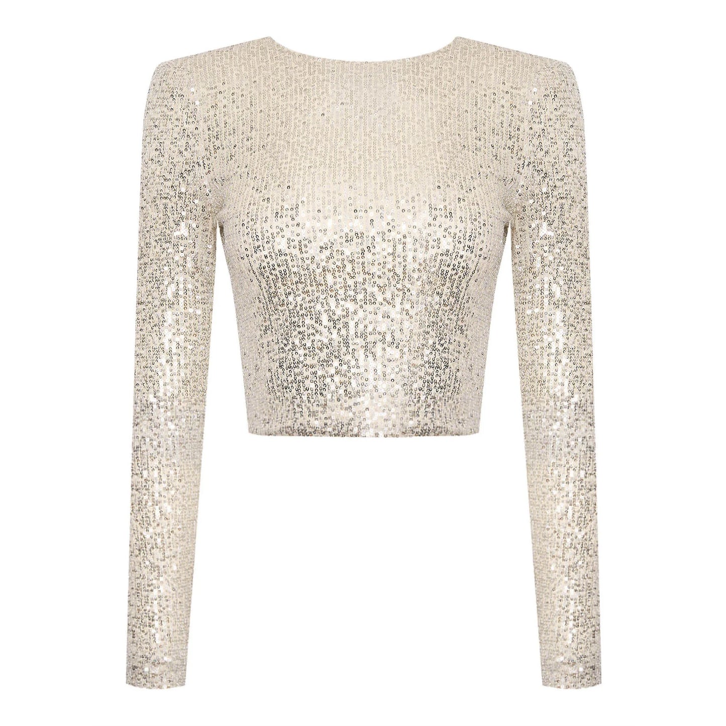 Women's Top Sequins Breathable Polyester For Festive Occasions