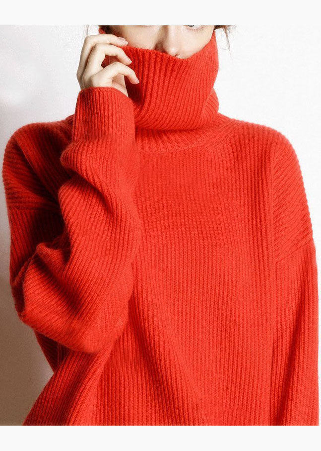 Women's Top Turtle Neck Knitted Comfortable for Casual and Formal Occasions
