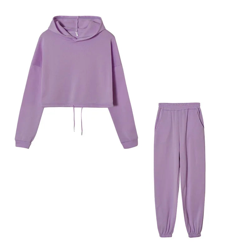 Women's Tracksuit Short Breathable Cotton Trendy Comfortable Sporty