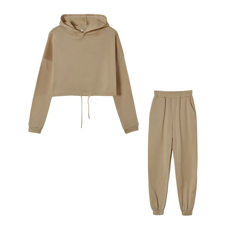 Women's Tracksuit Short Breathable Cotton Trendy Comfortable Sporty