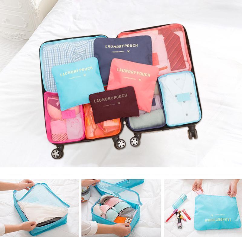 Women's Travel Packing Cube Set Multifunctional Waterproof Polyester