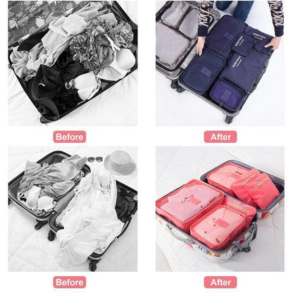 Women's Travel Packing Cube Set Multifunctional Waterproof Polyester