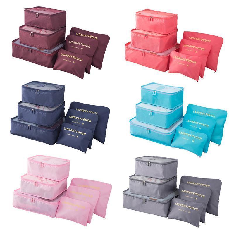 Women's Travel Packing Cube Set Multifunctional Waterproof Polyester