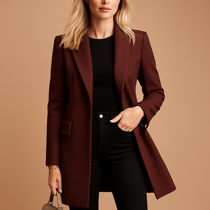 Women's Trench Coat Double Layered With Classic Details