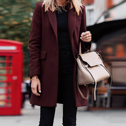 Women's Trench Coat Double Layered With Classic Details