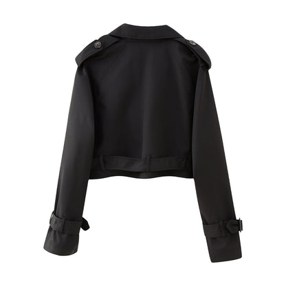 Women's Trench Coat Short Stylish
