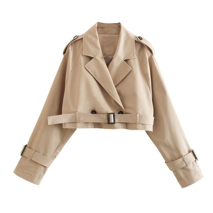 Women's Trench Coat Short Stylish