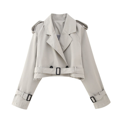 Women's Trench Coat Short Stylish