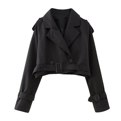 Women's Trench Coat Short Stylish
