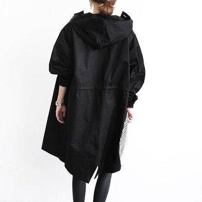 Women's Trench Coat Water Repellent Long Style