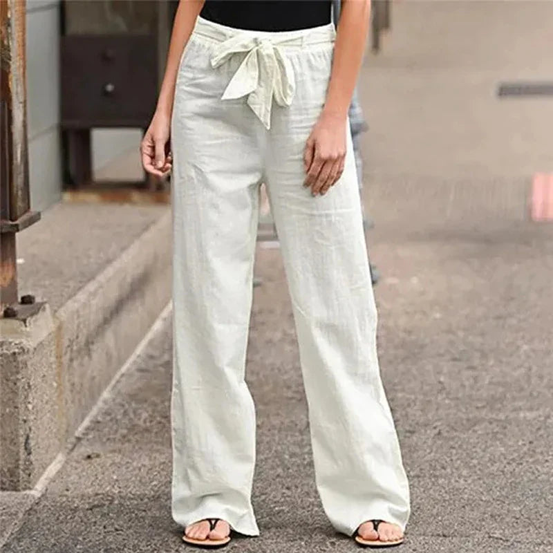 Women's Trousers Loose Straight Fit