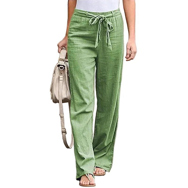 Women's Trousers Loose Straight Fit