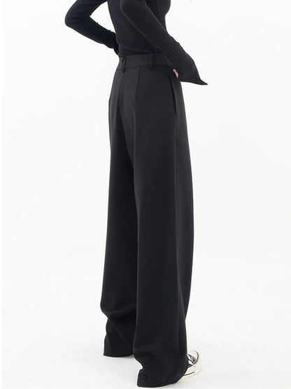Women's Trousers Modern Fit Asymmetric Waistband Soft Breathable Material