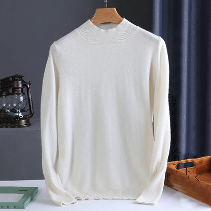Women's Turtleneck Pullover Long-sleeved Knitted Sweater