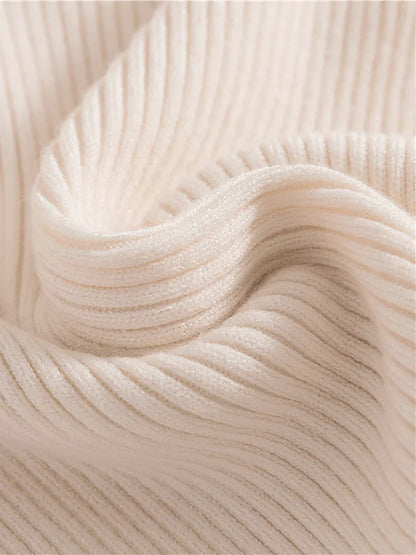 Women's Turtleneck Sweater Knitted Soft Cashmere for Autumn and Winter